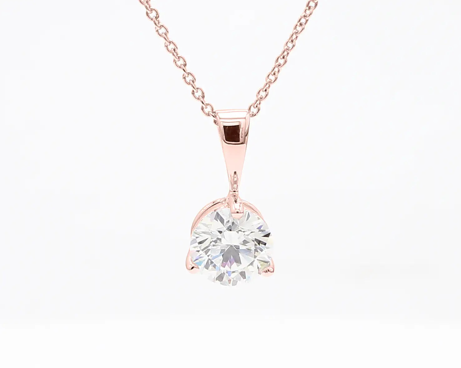 Pendant - 0.40 ct - 14k Rose Gold