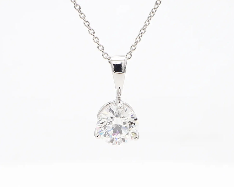 Pendant - 0.50 ct - 14k White Gold